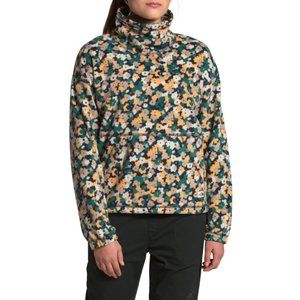 NWT North Face Floral Funnel Neck Fleece Pullover